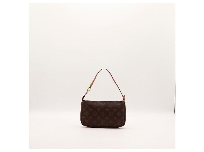 Bolsa Louis Vuitton Monogram Pochette Accessoires Marrom Monograma - vista 2