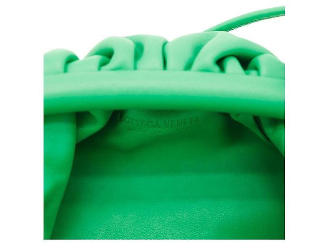Bottega Veneta La borsa The Pouch Small in pelle verde - vista 9