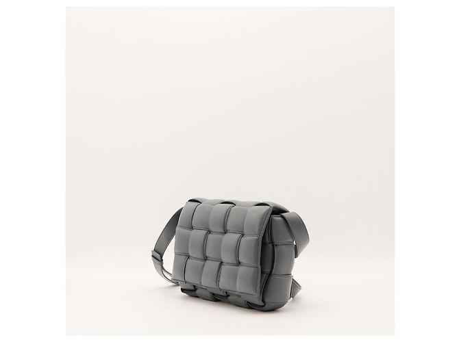 Bottega Veneta Borsa Cassette Imbottita Grigio - vista 2