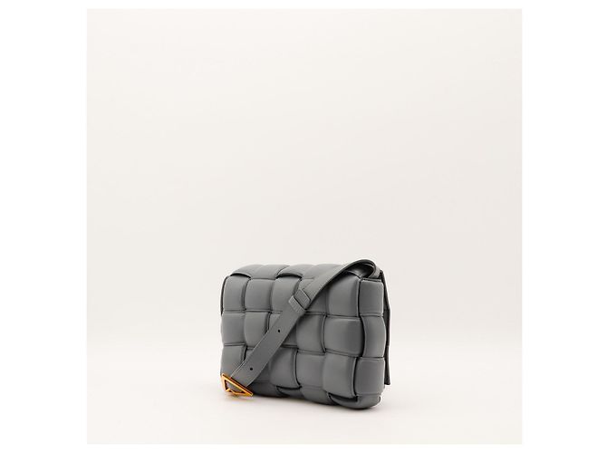 Bottega Veneta Borsa Cassette Imbottita Grigio - vista 4