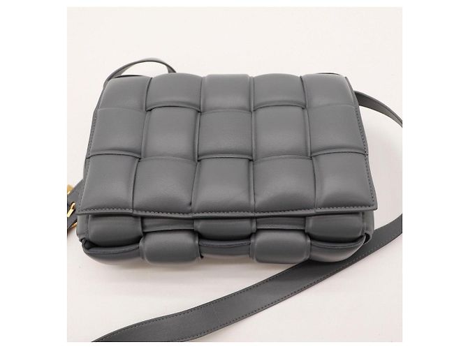 Bottega Veneta Borsa Cassette Imbottita Grigio - vista 6
