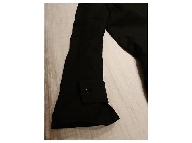 Bottega Veneta Vestido Trench de Algodón Negro - vista 2