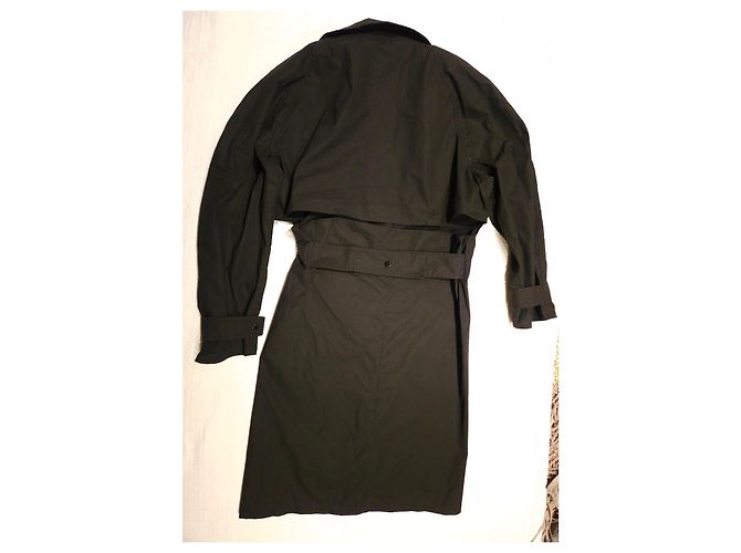 Bottega Veneta Vestido Trench de Algodón Negro - vista 5