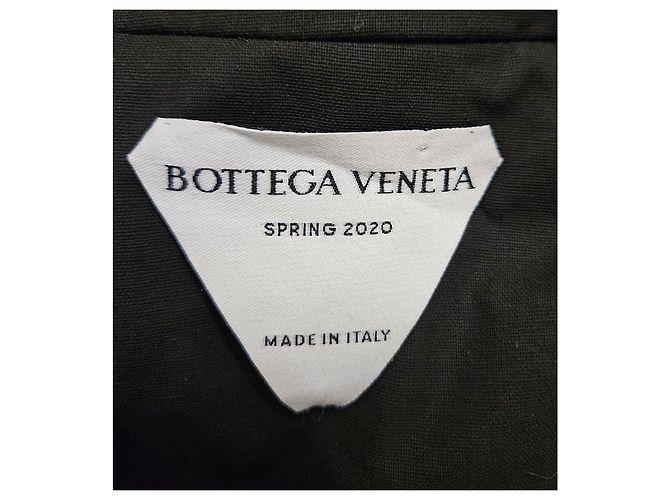 Bottega Veneta Vestido Trench de Algodón Negro - vista 7