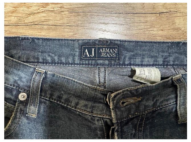 Jeans Armani Jeans Uomo Blu Denim - vista 2
