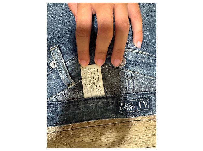 Jeans Armani Jeans Uomo Blu Denim - vista 3