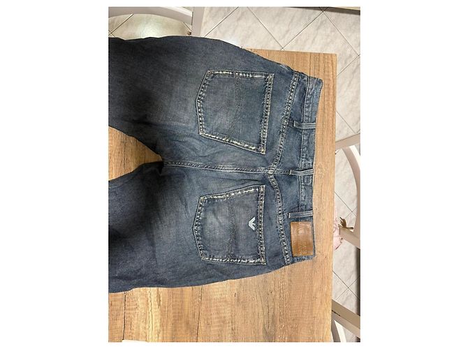 Jeans Armani Jeans Uomo Blu Denim - vista 4