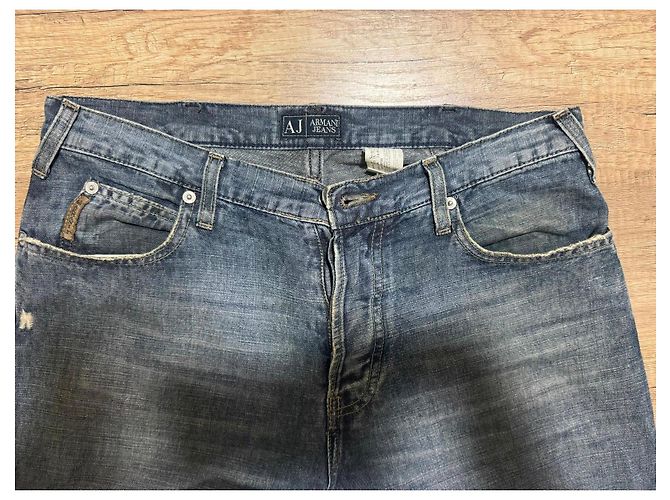 Jeans Armani Jeans Uomo Blu Denim - vista 5