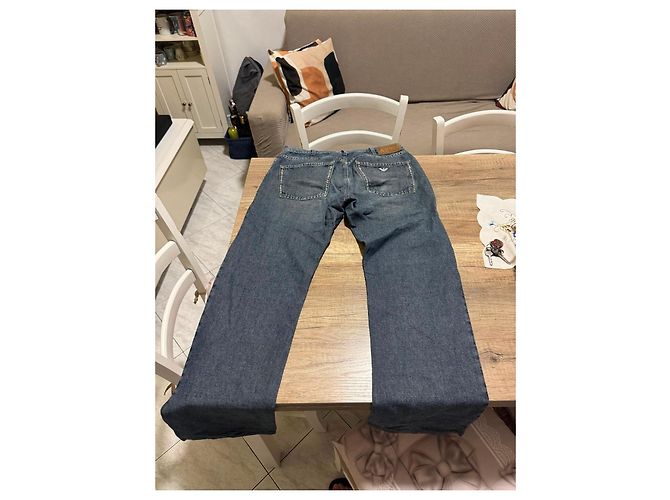 Jeans Armani Jeans Uomo Blu Denim - vista 7