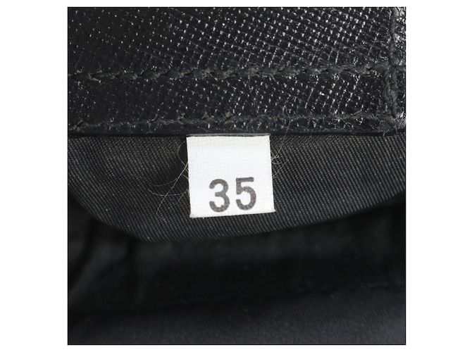 Zaino Prada in nylon Tessuto con logo triangolare in pelle Nero - vista 9