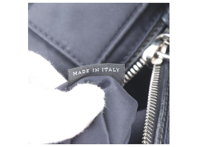 Prada Reversible 2-Way Tote Bag Black Navy blue - view 10
