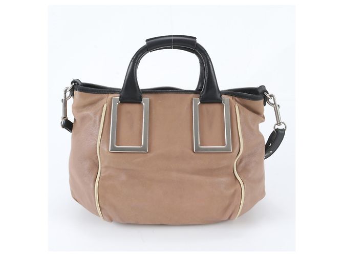 Chloé Chloe Ethel Leather 2-Way Shoulder Bag Rosa - vista 4