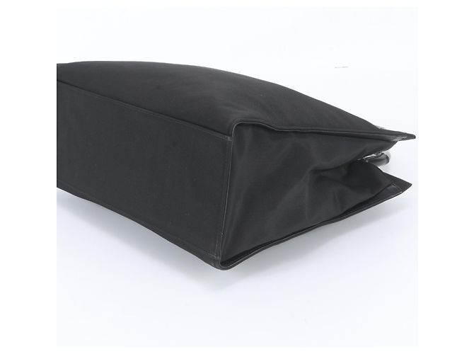 Borsa Tote Gucci in pelle nera e nylon Nero - vista 4