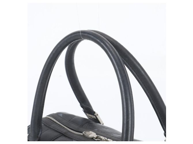 Borsa Mini Boston MCM Visetos in pelle Marrone Nero - vista 2