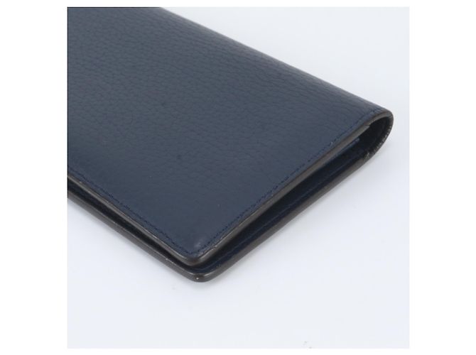 Louis Vuitton Portefeuille Brazza Long Wallet Blu - vista 3