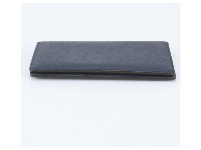 Louis Vuitton Portefeuille Brazza Long Wallet Blu - vista 5