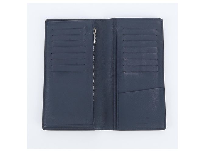 Louis Vuitton Portefeuille Brazza Long Wallet Blu - vista 6