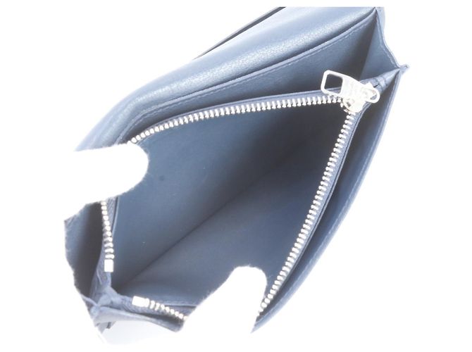 Louis Vuitton Portefeuille Brazza Long Wallet Blu - vista 9