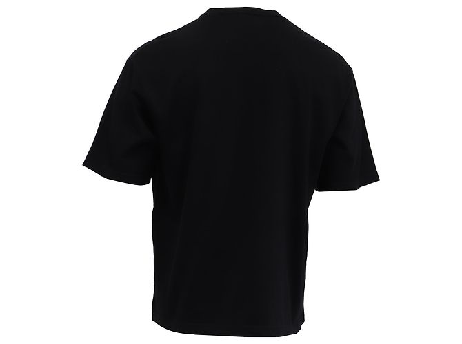 Everyday T-shirt Balenciaga Script Logo in cotone nero - vista 4