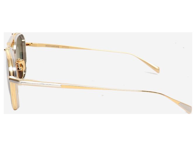 Autre Marque Gold Commander Aviator Sonnenbrille Golden - Ansicht 3