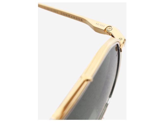 Autre Marque Gold Commander Aviator Sonnenbrille Golden - Ansicht 6