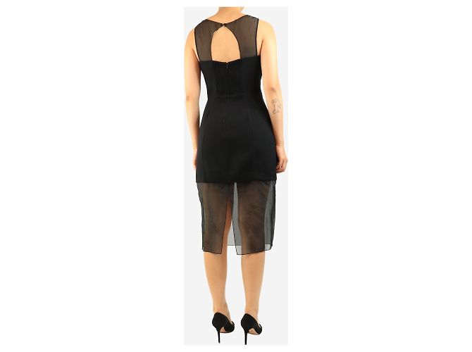 Reformation Ärmelloses Midi-Kleid in Schwarz - Größe UK 10 - Ansicht 2