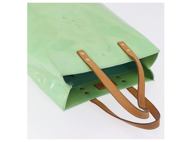 LOUIS VUITTON Monogram Vernis Reade MM Hand Bag Peppermint M91305 LV - vista 7