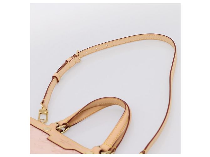 LOUIS VUITTON Monogram Vernis Blair MM Bag Rose Velur M91588 LV - vista 15