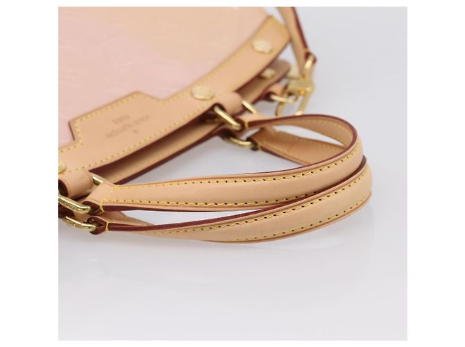 LOUIS VUITTON Monogram Vernis Blair MM Bag Rose Velur M91588 LV - vista 7
