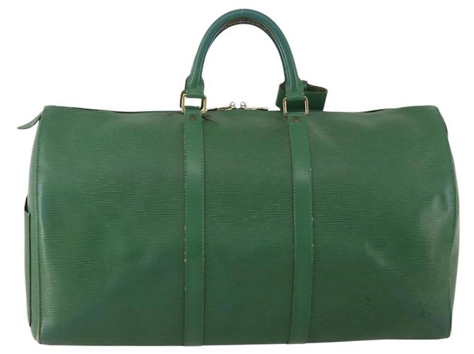 LOUIS VUITTON Epi Keepall 50 Boston Bag Green M42964 LV - vista 2