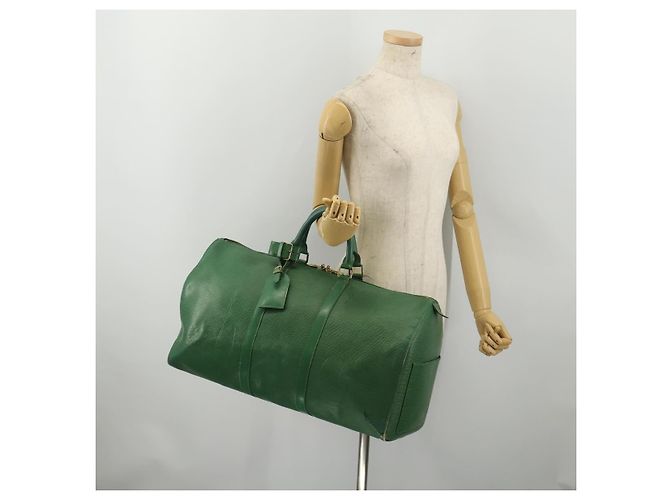 LOUIS VUITTON Epi Keepall 50 Boston Bag Green M42964 LV - vista 22