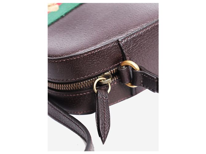 Gucci Bolsa camera castanho escuro Marrom - vista 8