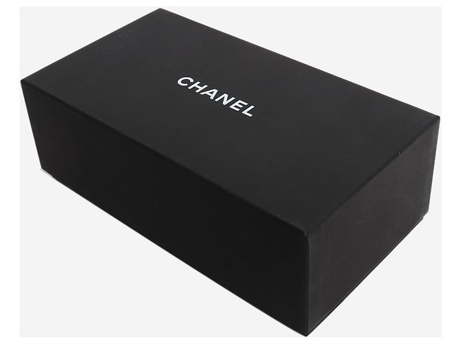 Chanel Gafas de sol negras de montura redonda Negro - vista 7