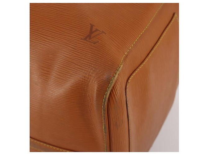 LOUIS VUITTON Epi Keepall 50 Boston Bag Brown M42968 LV - vista 8