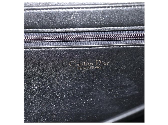Christian Dior Trotter Canvas Shoulder Bag 2way Navy Gold - vista 11