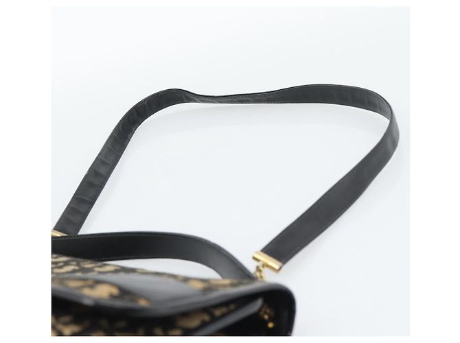 Christian Dior Trotter Canvas Shoulder Bag 2way Navy Gold - vista 14