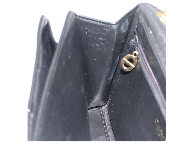 Christian Dior Trotter Canvas Shoulder Bag 2way Navy Gold - vista 19