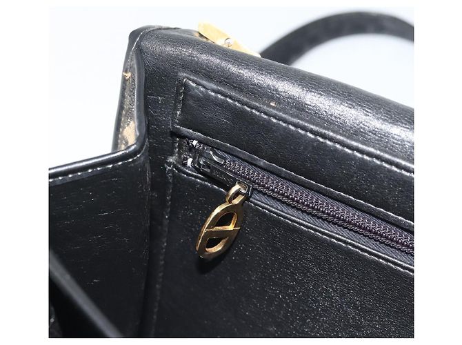 Christian Dior Trotter Canvas Shoulder Bag 2way Navy Gold - vista 20
