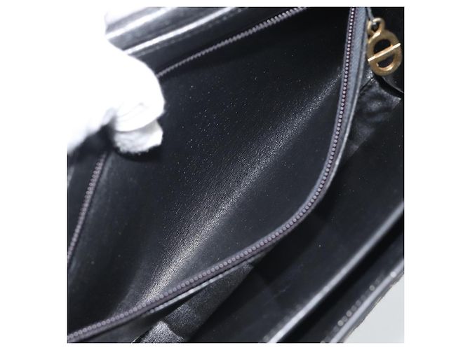 Christian Dior Trotter Canvas Shoulder Bag 2way Navy Gold - vista 21