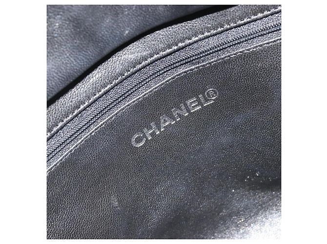 CHANEL Matelasse Chain Shoulder Bag Patent Leather Black Silver CC - vista 17