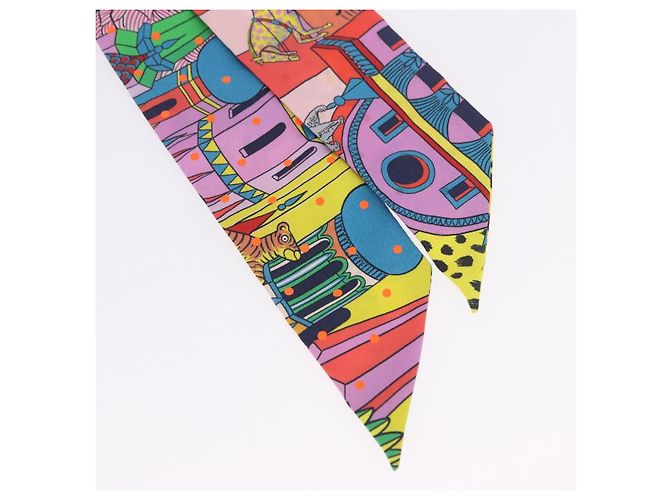 Hermès HERMES Twilly Scarf Silk Multicolor - view 3