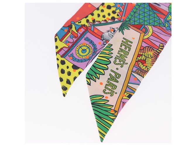 Hermès HERMES Twilly Scarf Silk Multicolor - view 7