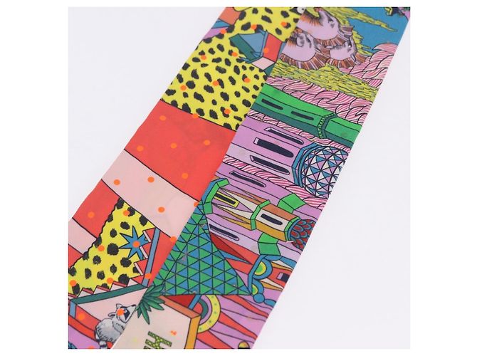 Hermès HERMES Twilly Scarf Silk Multicolor - view 8
