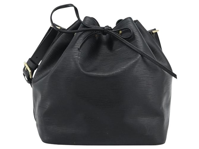 LOUIS VUITTON Epi Petit Noe Shoulder Bag Black M44102 LV - vista 13