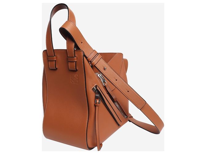 Loewe Bolsa 2way Hammock em couro marrom - vista 5