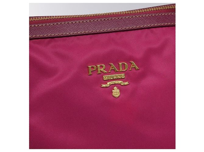 PRADA Bolso Tote Nylon 2way Pink Gold - vista 18