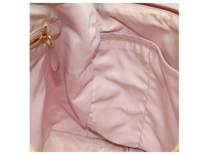 PRADA Bolso Tote Nylon 2way Pink Gold - vista 19