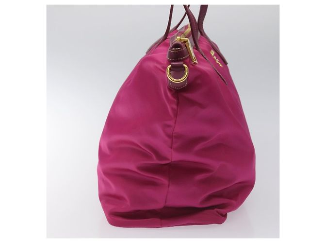 PRADA Bolso Tote Nylon 2way Pink Gold - vista 4