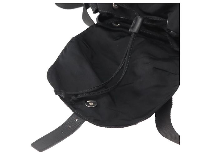 PRADA Sac à dos Nylon Black Silver - vue 10