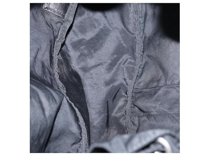 PRADA Sac à dos Nylon Black Silver - vue 11